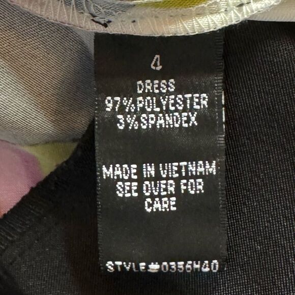 AGB Floral Dress size 4 - Picture 5 of 5